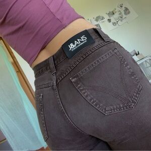 dolce & gabbana straight leg brown jeans